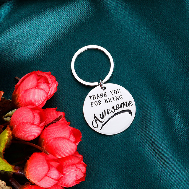 Encouragement Keychain Thank You for Being Awesome for Daughter From Dad  Mom To Adult Daughter Gifts for Girl Birthday Gifts Diy - AliExpress